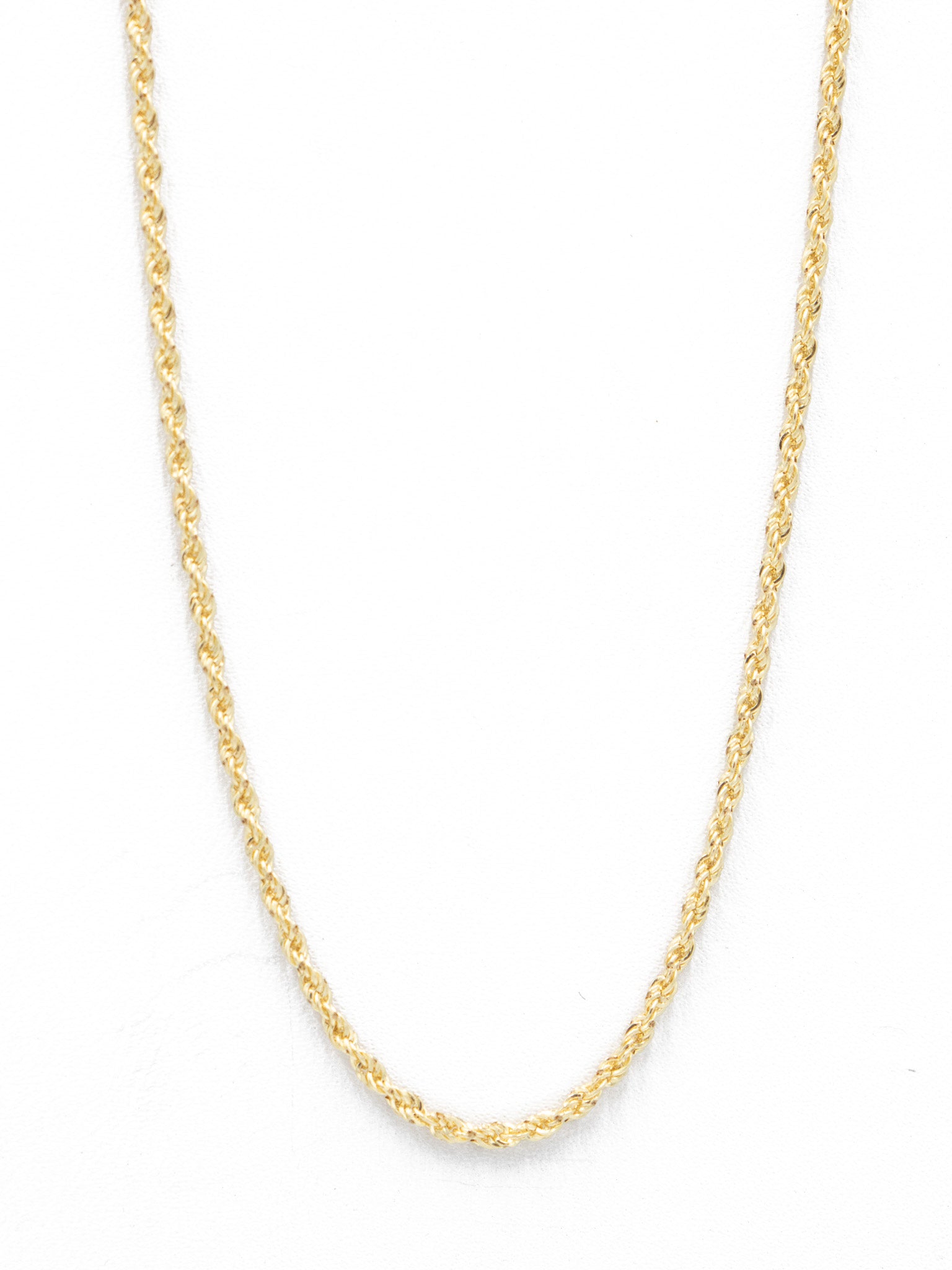 10K Gold 1.6mm Rope Chain