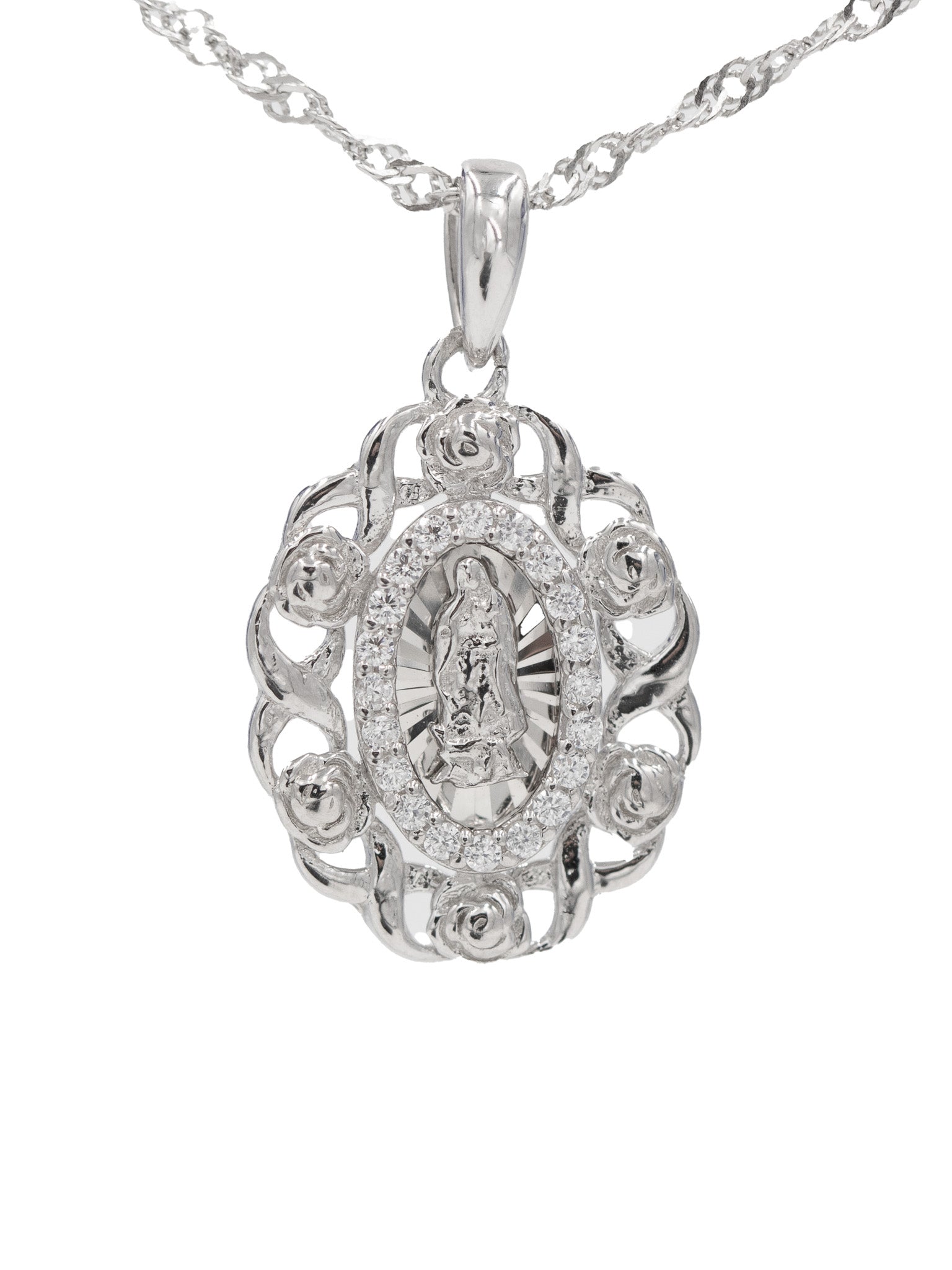 Silver Rosa Lupita Necklace – La Rosa Brand