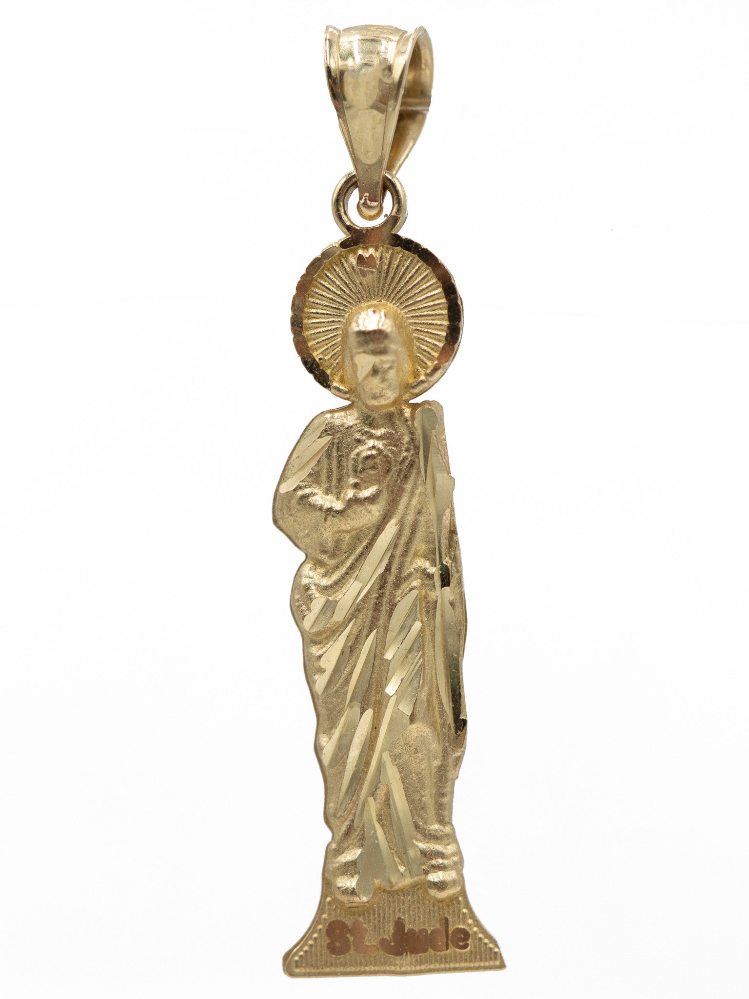 14K Gold Saint Jude Pendant