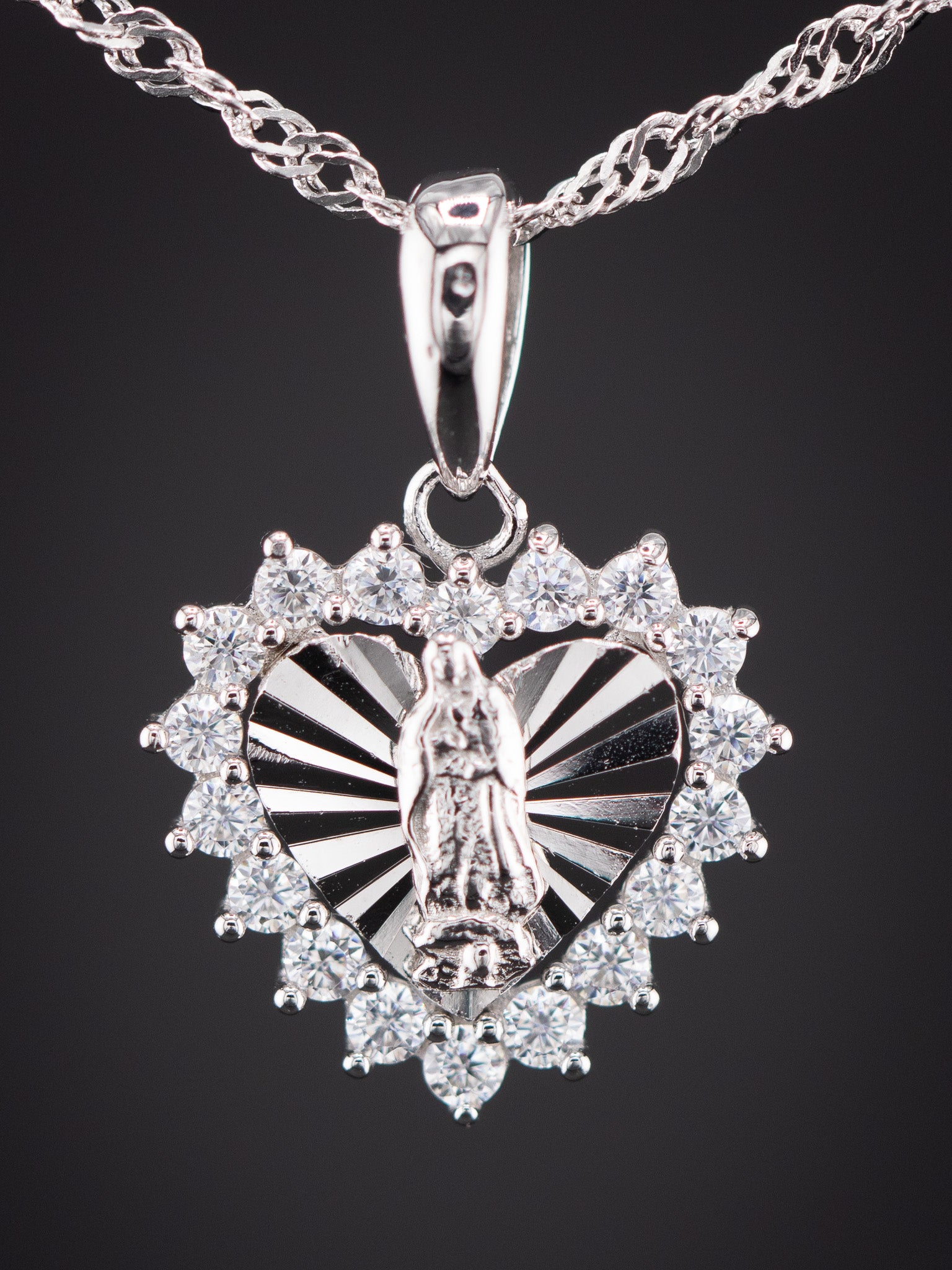 Our Lady of Guadalupe Corazoncito Necklace