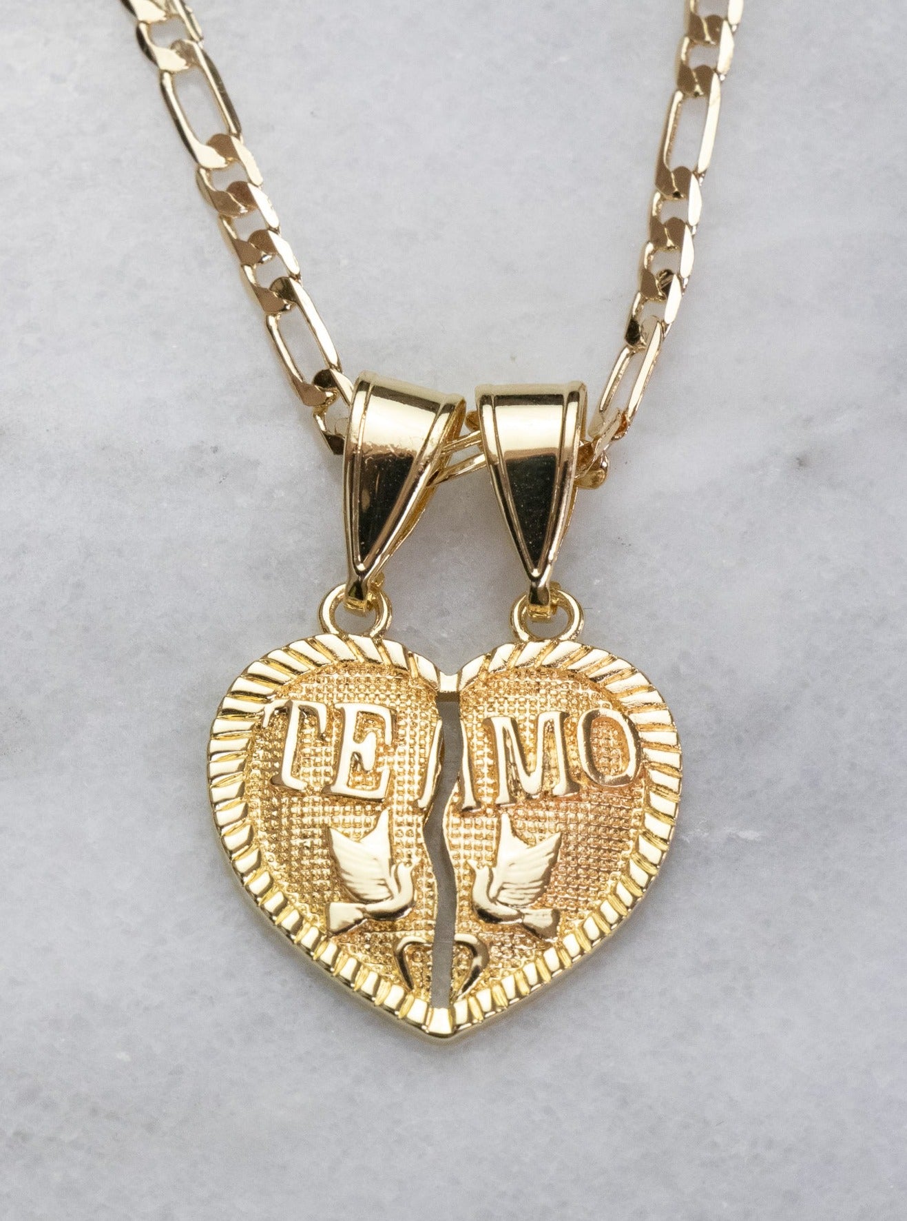 Lovebirds Breakable Heart Necklace