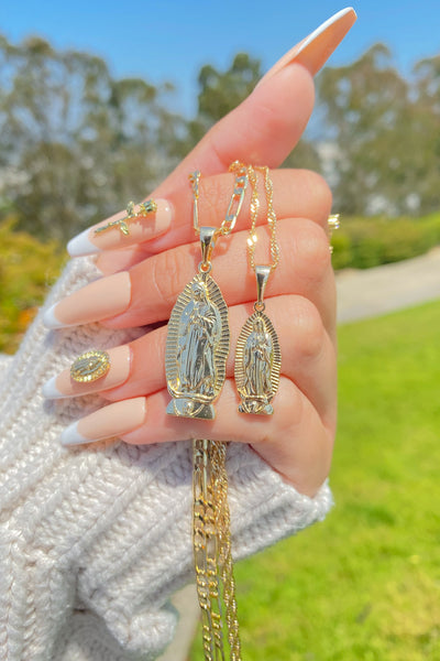 Virgin Mary Necklace Set