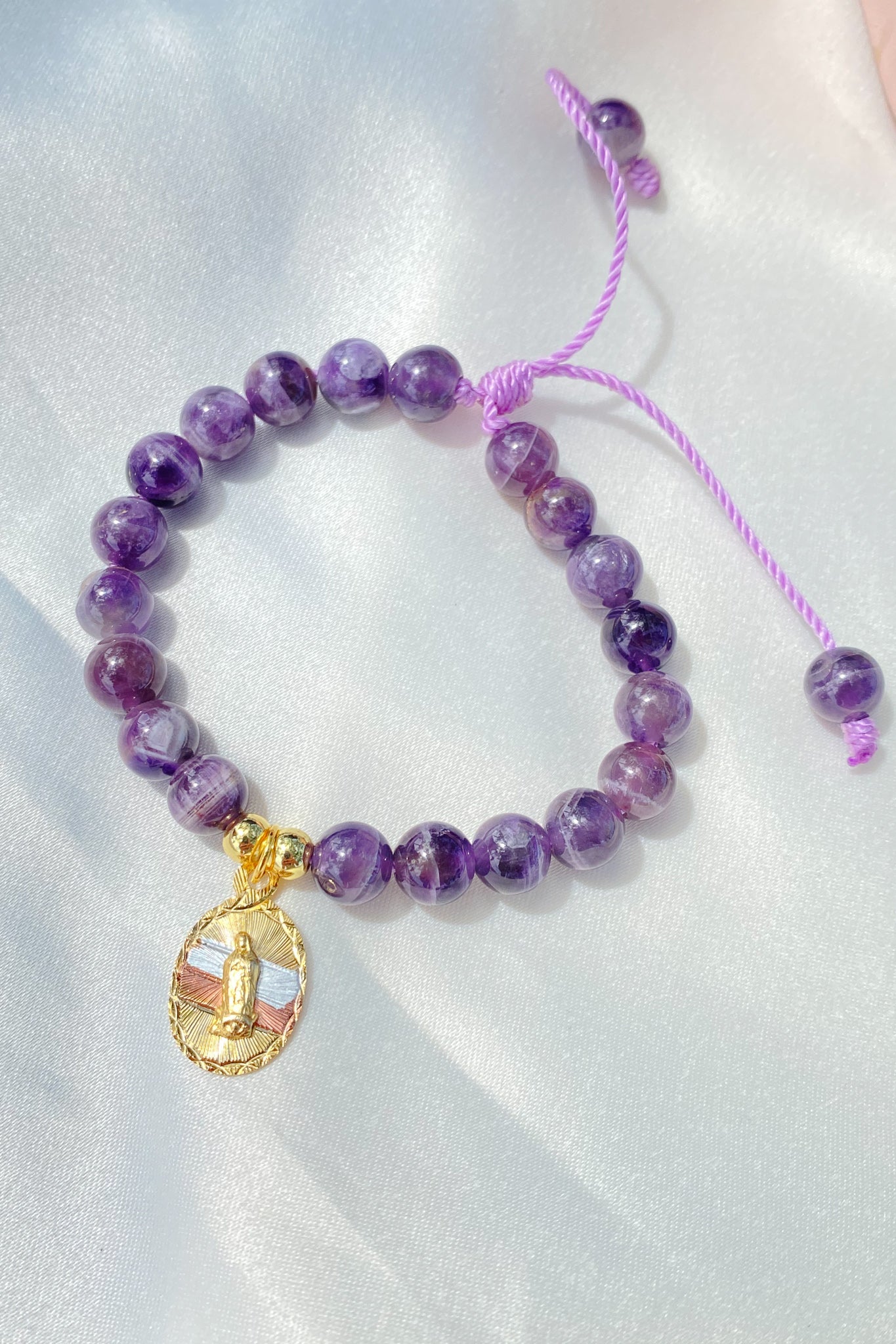 Virgen Maria Crystal Bracelet